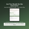 Interview Prep Quiz & Workbook – How Ready Are You? – Interactive Self-Assessment