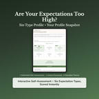 Expectations Quiz & Workbook – Are They Too High? – Interactive Self-Assessment