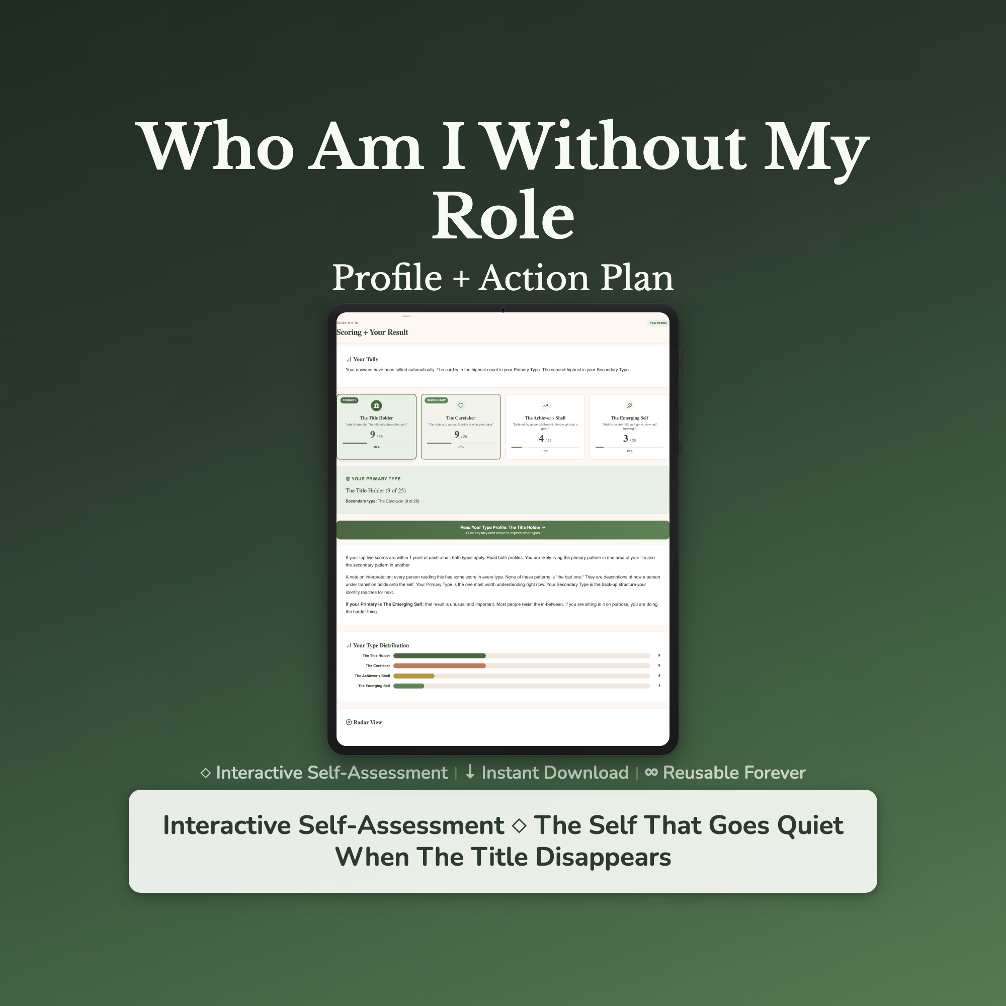 Midlife Crisis Quiz — interactive workbook cover