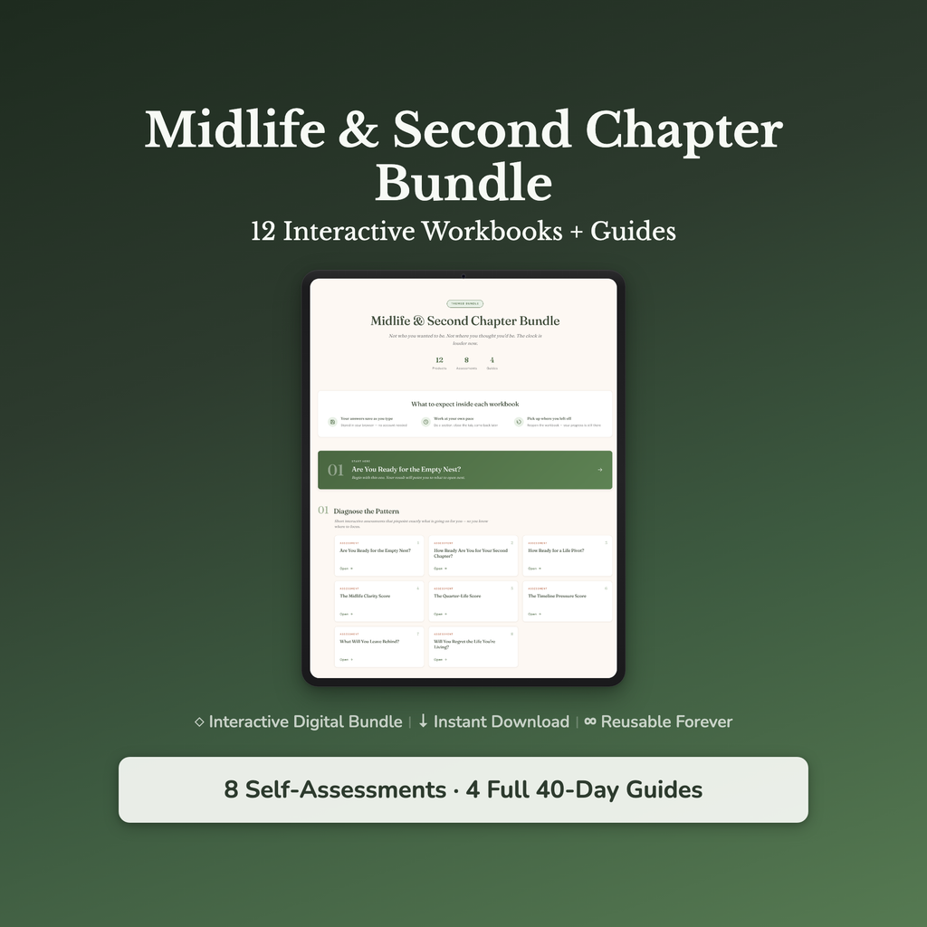 Midlife Crisis Bundle – Second Chapter & Life Pivot – Interactive Digital Bundle