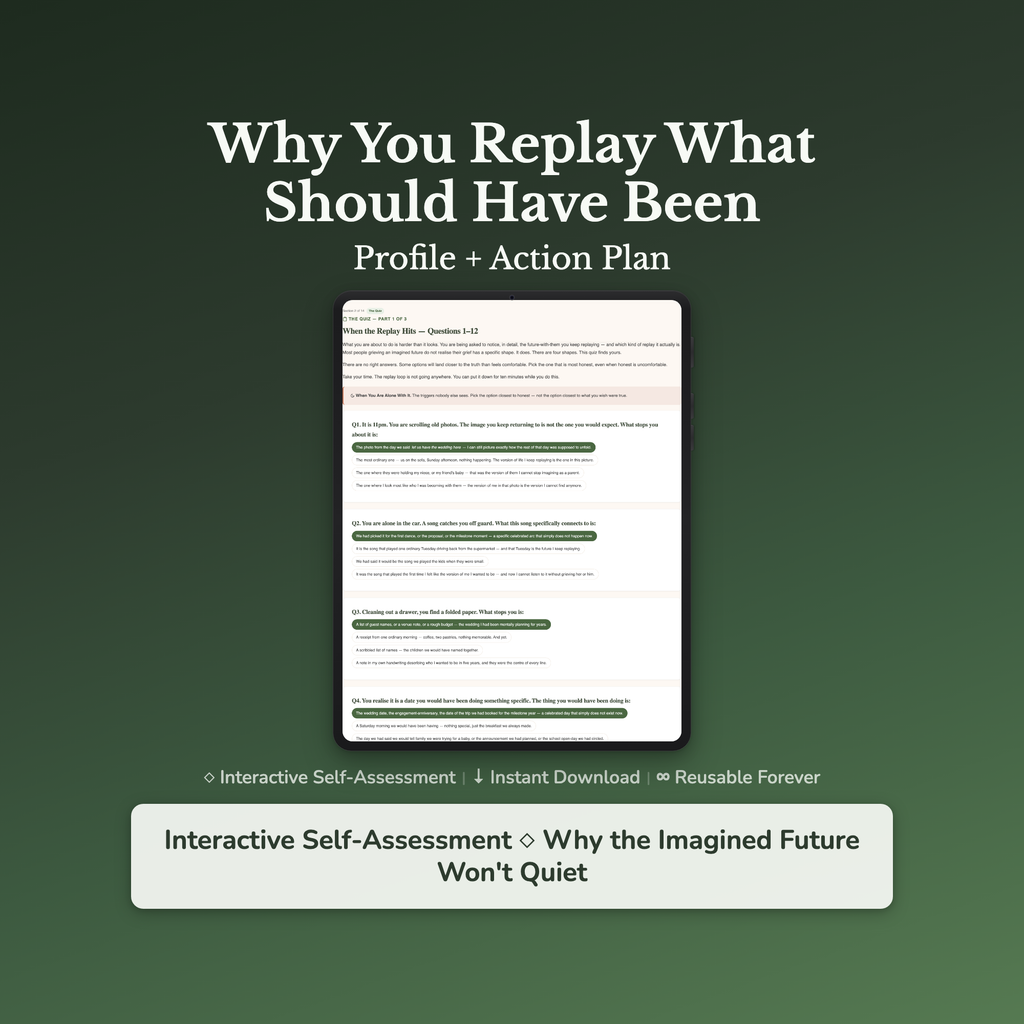 Grief Quiz — interactive workbook cover