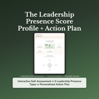 Leadership Presence Profile — interactive workbook cover