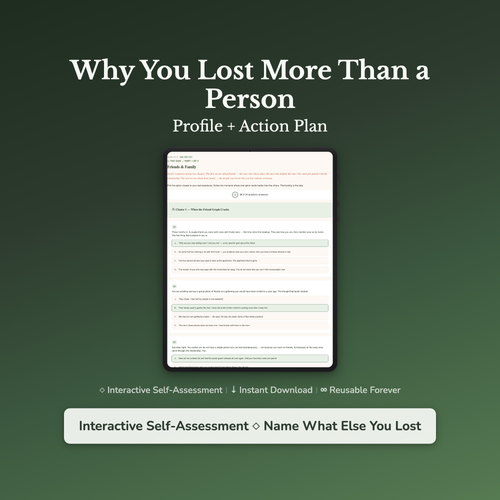 Breakup Grief Quiz — interactive workbook cover