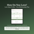 Love Style Quiz & Workbook – How Do You Love? – Interactive Self-Assessment