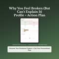 Feeling Broken Profile — interactive workbook cover