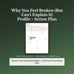 Feeling Broken Profile — interactive workbook cover