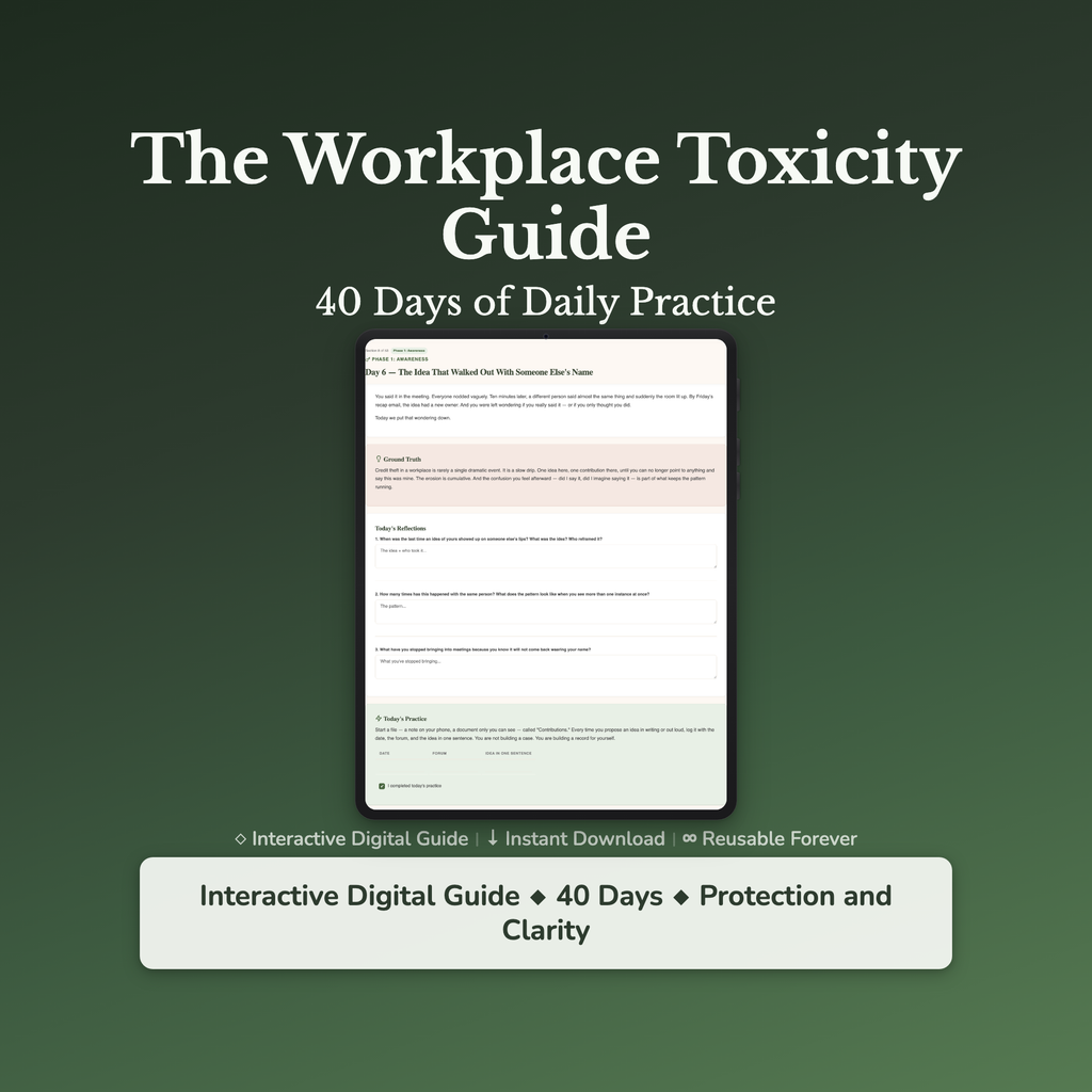 Workplace Boundaries Workbook & 40-Day Guide — interactive workbook cover