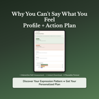 Emotional Expression Profile — interactive workbook cover