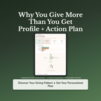 Over-Giving Profile — interactive workbook cover