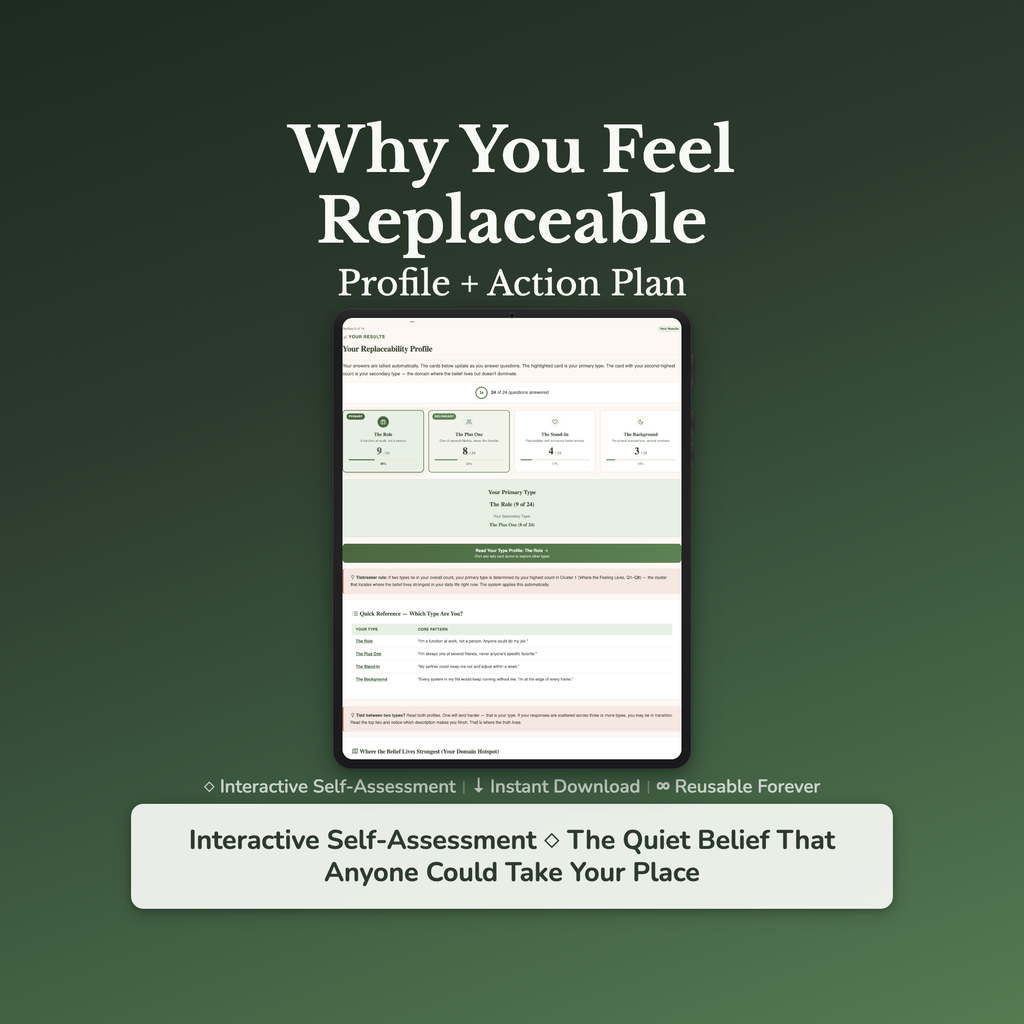 Self Worth Quiz — interactive workbook cover