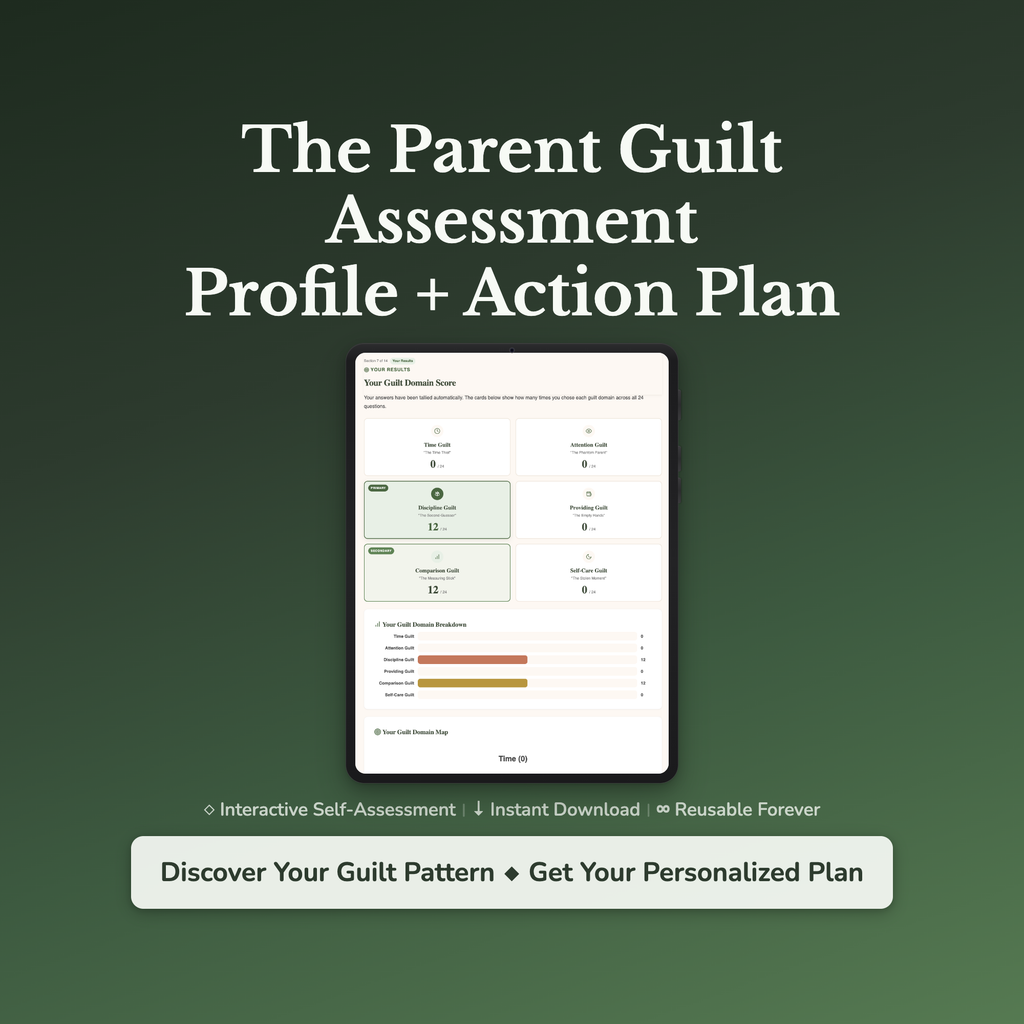 Parent Guilt Profile — interactive workbook cover
