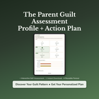 Parent Guilt Profile — interactive workbook cover
