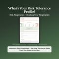 Risk Tolerance Quiz & Workbook – Bold Here, Cautious There – Interactive Self-Assessment