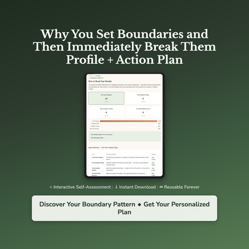 Boundary Relapse Profile — interactive workbook cover