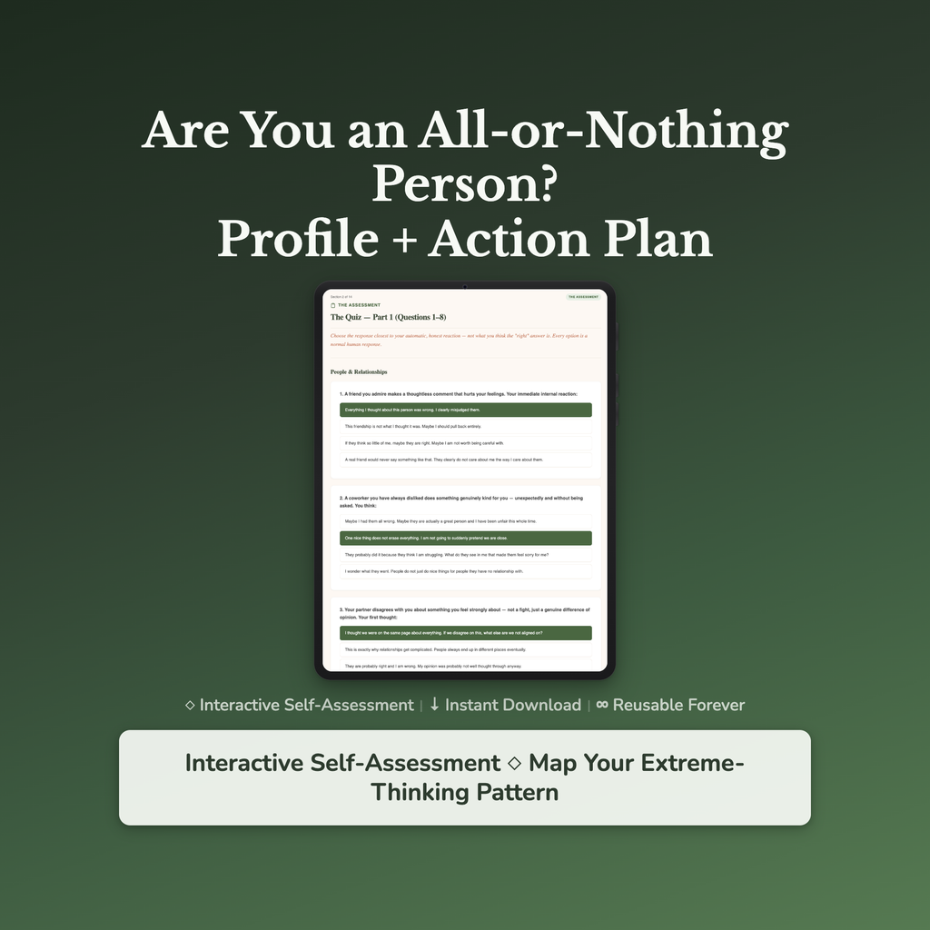All-or-Nothing Profile — interactive workbook cover