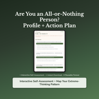 All-or-Nothing Profile — interactive workbook cover