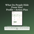 Social Blind Spot Profile — interactive workbook cover