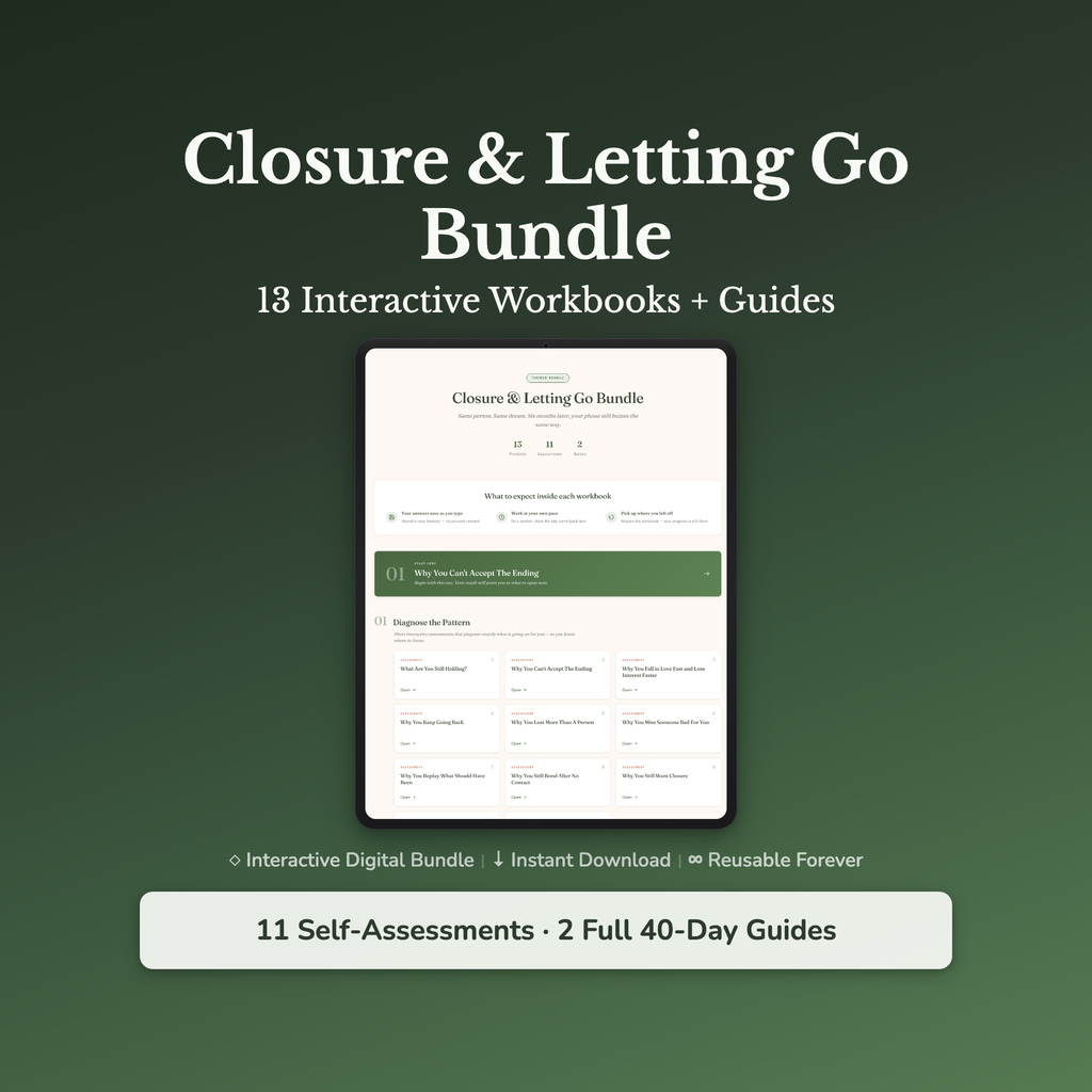 Letting Go Bundle – Stop Thinking About Them – Interactive Digital Bundle
