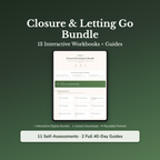 Letting Go Bundle – Stop Thinking About Them – Interactive Digital Bundle