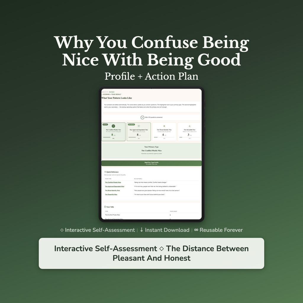 People Pleasing Quiz — interactive workbook cover