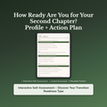 Second Chapter Readiness Profile — interactive workbook cover