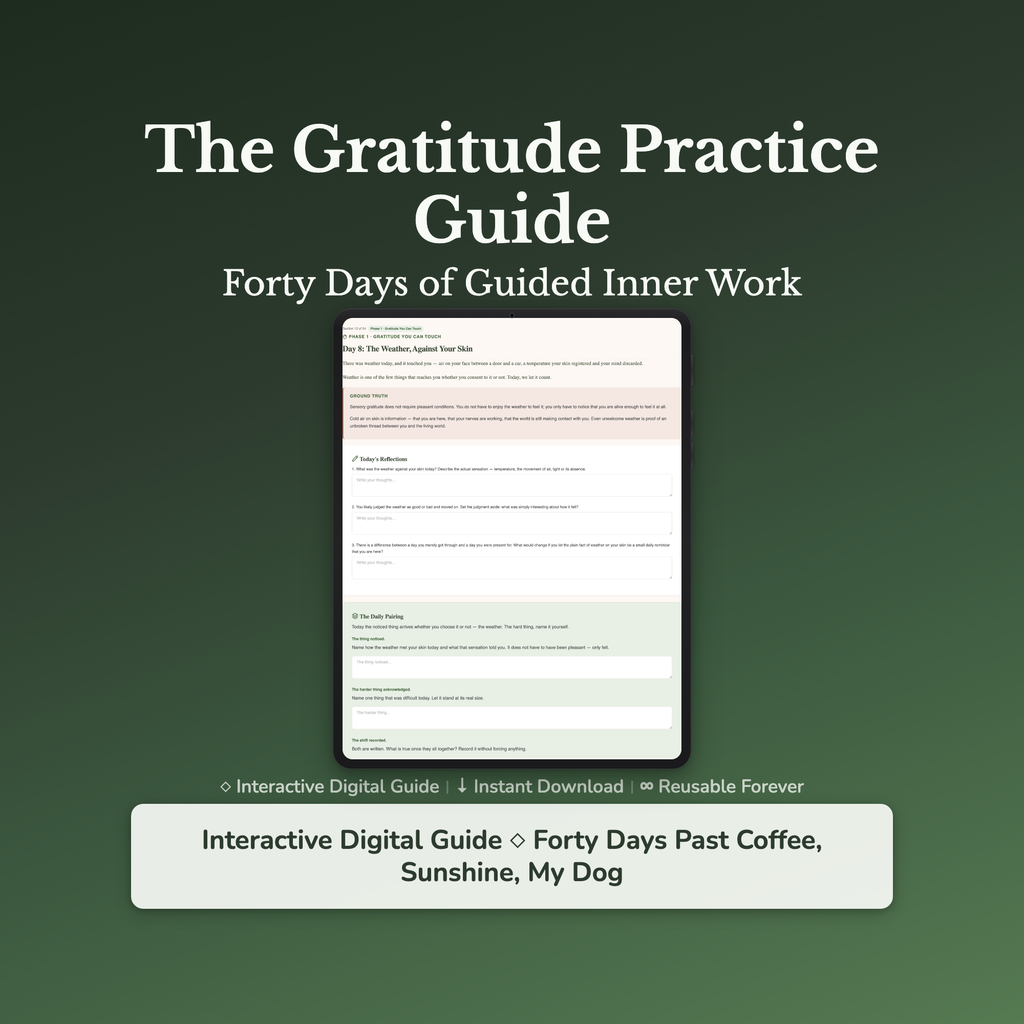 Gratitude Workbook & 40-Day Journal – Daily Gratitude Practice – Interactive Digital Guide