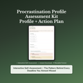 Procrastination Profile — interactive workbook cover