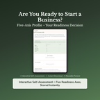 Business Quiz & Workbook – Ready to Start a Business? – Interactive Self-Assessment