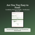 Trust Quiz & Workbook – Are You Too Easy to Fool? – Interactive Self-Assessment