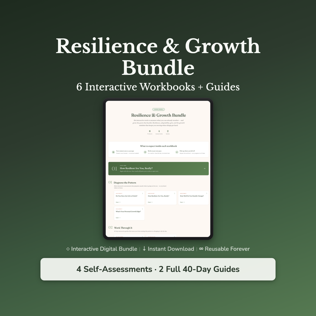 Resilience Bundle – Grit Adaptability Growth Mindset – Interactive Digital Bundle
