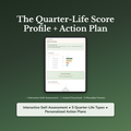 Quarter-Life Profile — interactive workbook cover