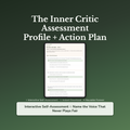 Inner Critic Profile — interactive workbook cover
