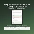 Family Boundary Profile — interactive workbook cover