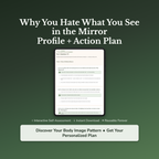 Body Image Profile — interactive workbook cover