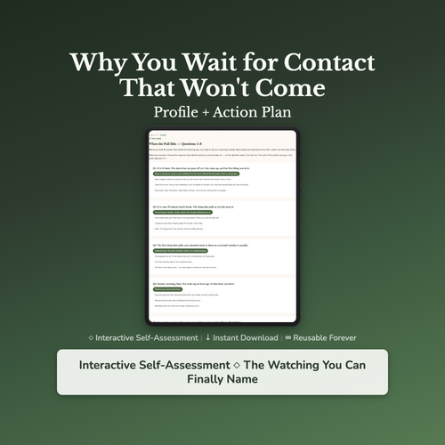 Attachment Style Quiz — interactive workbook cover