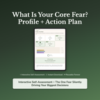 Core Fear Profile — interactive workbook cover