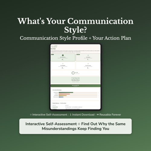 Communication Quiz & Workbook – Why You Keep Being Misread – Interactive Self-Assessment