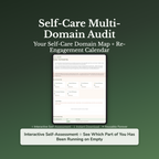 Self-Care Quiz & Workbook – Which Part Is Running on Empty? – Interactive Self-Assessment