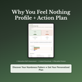 Emotional Numbness Profile — interactive workbook cover