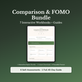 Self-Care Bundle – Stop Comparing Your Life 7 Tools – Interactive Digital Bundle