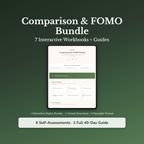 Self-Care Bundle – Stop Comparing Your Life 7 Tools – Interactive Digital Bundle