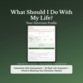 Life Direction Quiz & Workbook – Can't Figure Out My Path – Interactive Self-Assessment
