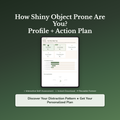 Distraction Profile — interactive workbook cover