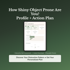 Distraction Profile — interactive workbook cover