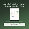 Social Confidence Profile — interactive workbook cover