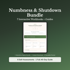 Emotional Numbness Bundle – Why You Feel Nothing Anymore – Interactive Digital Bundle