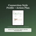 Connection Style Profile — interactive workbook cover
