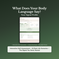 Body Language Quiz & Workbook – Why People Read You Wrong – Interactive Self-Assessment
