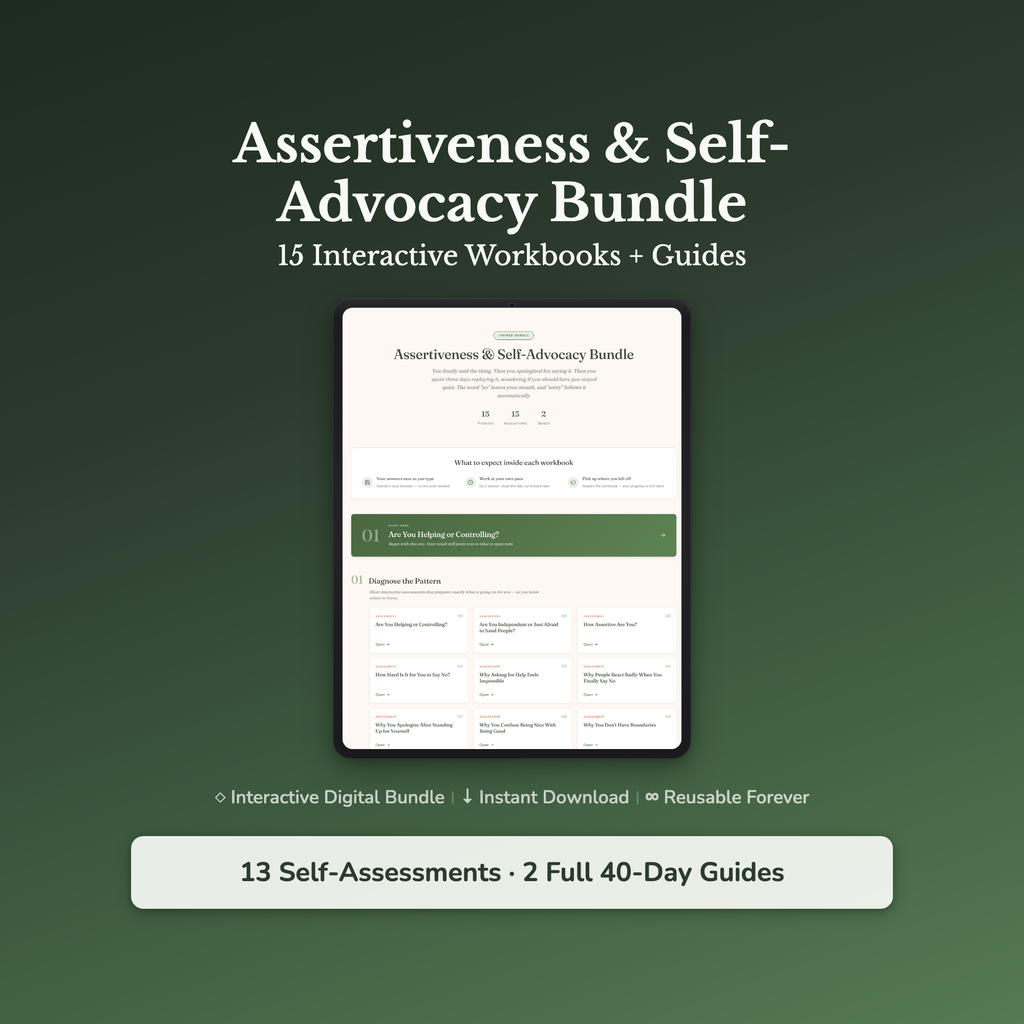 People Pleasing Bundle – Stop Saying Yes When You Mean No – Interactive Digital Bundle