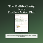 Midlife Clarity Profile — interactive workbook cover